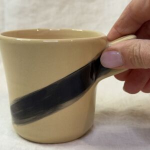 ceramic handmade mug arty